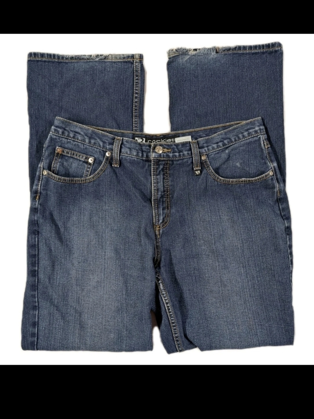 Rockies Low Rise Jeans Womens Size 18 Long Medium Wash 100% Cotton Denim Y2K